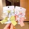 Pinza para el pelo de lazo para niños Pinza para flequillo lateral de niñas coreanas Lindo accesorio para el pelo de bebé Adorno para el pelo estilo bosque