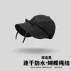 Gorra de Béisbol Ruth de Nuevo Estilo con Doble Correa y Bloques de Color para Mujer, Protección Solar para Primavera y Otoño, Adelgazante Facial, Sombrero de Sol con Protección UV