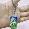 Llavero Creativo Mini Botella de Cerveza Colgante para Bolso para Botella de Vino Coke Sprite Accesorios Decoración DIY