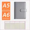 A6 Mancha Macarrón Carpeta de Hojas Sueltas Cuaderno Semanas Venta Directa de Fábrica Almacenamiento Portátil