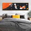 Pintura decorativa de astronauta para dormitorio nórdico moderno, pintura colgante para habitación infantil, pintura para mesita de noche de niño, pintura mural creativa de luna para sala de estar