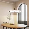 Protección Ocular de Espectro Completo Estilo Antiguo Lámpara de Araña para Restaurante Moderna Simple Color Nogal Lámparas Nórdicas para Sala de Estar, Dormitorio, Estudio