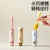 Cepillo de Dientes Plegable Portátil Independiente Multifuncional de Cerdas Suaves a Prueba de Polvo Set de Cepillo de Dientes para Viaje de Negocios para Adultos y Niños
