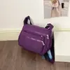 Bolsa de Tela de Nylon Ligera 2026 Nuevo Estilo de Moda Gran Capacidad para Señora de Mediana Edad Bolso Cruzado de Hombro Único con Múltiples Bolsillos