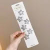 Pinzas para el pelo de niños que no dañan el pelo, lindas pinzas BB de estrella de cinco puntas para niñas, pasadores para flequillos y patillas, accesorios para el pelo de bebé