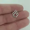 349 * Venda Quente 1 Acessórios Pingente Acessórios diy Animal Acessórios Prata Antiga Cachorro Osso Garras