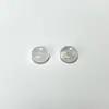 Colgante de Hebilla de Seguridad de Ágata Blanca Natural de Alta Calidad Accesorios Colgantes para Pulsera de Mujer DIY Popular en Transmisión en Vivo Cuentas Sueltas al por Mayor