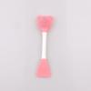 Brocha para Mascarilla Sencilla Doble Cabeza Doble Propósito de Silicona Brocha para Mascarilla DIY Brocha para Barro Herramienta de Maquillaje de Belleza para Mascarilla Casera de Salón de Belleza