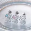 Nuevo Diseño de Estilo Ins para Nicho de Oreja Hensen de Zirconia Estrella Luna Uniseks Clavo para Cartílago