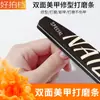 Lima de uñas especial para manicura, Lima de lijado lavable, Lima de esponja, Lima de uñas, Tira de lima de uñas para dar forma y pulir