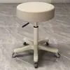 Salón de Belleza Barbería Taburete Especial Peluquería Manicura Maquillador Taburete Grande de Trabajo con Ruedas Silla para el Hogar Tocador Silla Giratoria