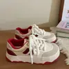 Zapatos de Lona de Suela Gruesa de Nicho para Mujer 2026 Primavera Nuevo Estilo Versátil Chic Estudiante Zapatos Blancos Tenis Deportivos Casuales