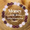 Pulseira Cristal Roxo Rosa Amazon Handmade Pedra Olho de Tigre Ágata Obsidiana Pedra da Lua Festival do Barco-Dragão Ágata Vermelha