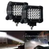 Fornecimento Direto da Fábrica Luz de Trabalho 4 Polegadas 4 Fileiras 72W Holofote Barra de Luz Led Carro Veículo Off-Road Teto Para-choque Dianteiro Holofote
