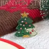 Novo Clípe de Férias do Papai Noel Grampo de Cabelo de Boneco de Neve Clípe de Tubarão Homem de Gengibre Acessórios de Cabelo Atmosféricos Grampo de Cabelo Médio