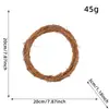 Anillo de Ratán de Rama Seca DIY Transfronterizo Material Tejido Corona de Navidad Anillo de Ratán Floristería Anillo de Ratán Decoración Anillo Desnudo Accesorios