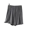 Shorts Plus Size Soltos de Cintura Alta em Modal para Mulheres, Calça de Casa Fina e Simples, Novo Estilo de Verão, Pijama Elástico e Respirável