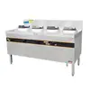 Estufa de wok de alta potencia para cocina de hotel, estufa de wok eléctrica de doble quemador, estufa de ahorro de energía, estufa de alta potencia de tres quemadores de 5KW