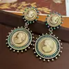 Pendientes Nuevos de Amazon Transfronterizos de Alta Gama Lujo Ligero Nicho Pendientes Hechos a Mano Moda Europea y Americana Pendientes Simples Personalizados