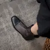 Sandalias de Malla con Tacón Grueso para Mujer, Sandalias de Tacón Bajo Cuadrado, Botines de Malla, Nuevo Estilo Verano 2026 Botas Martin Romanas con Huecos