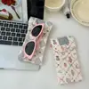 Bolsa para Óculos Cosméticos Desenho Animado Ins Portátil Acolchoada com Algodão Anti-Pressão Bolsa para Óculos de Sol Bolsa para Cosméticos de Óculos de Sol Bolsa Portátil para Óculos