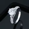 Nuevo anillo de moda de diamantes multicolor anillo simple de moda para mujer fabricantes venta al por mayor directa anillo