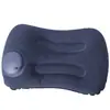 Almohada Inflable para Cuello en Forma de U, Almohada para Siesta, Almohada de Viaje Portátil, Esencial de Viaje Tipo Presión, Terciopelo