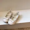 Zapatos Mary Jane Infantiles Estilo Primavera Transfronterizos, Zapatos de Cuero para Niños Pequeños, Zapatos de Princesa para Niñas, Zapatos de Ballet para Bebés de Boca Baja
