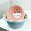 Energía limpia tareas domésticas limpiar lavabo Europeo Lavabo Profundo cuenca de plástico color aleatorio