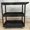 Directo de Fábrica carro de herramientas empuje manual gabinete de herramientas caja de herramientas multifuncional tres niveles carro de piezas auto taller de reparación de automóviles ferretería carro de rotación