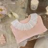 Estilo Coreano Niñas 2025 Ropa Interior Primavera y Otoño Nuevo Bebé Encaje Niños Estilo Encaje Camisetas de Manga Larga