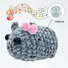 Venta Caliente Transfronteriza Hámster Triste Crochet Transfronterizo Explosivo Muñeca de Crochet de Hámster Triste Muñeca Emocional