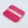 Esponja Cuadrada Personalizable para Polvos Flocado Esponja para Fijar Polvos Sueltos Multicolores Herramientas de Maquillaje Cosméticos