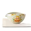 Taza de Feria de Perro de la Fortuna Linda Divisor de Té Individual Cerámica Hogareño Taza Uniforme Juego de Té Accesorios para Ceremonia del Té