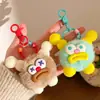 LLAVERO HECHO A MANO PARA EVENTOS CADENA MUÑECO DE PELUCHE COLGANTE DE MUÑECA BOLSA CON CORAZÓN DE NIÑA JOYERÍA COLGANTE PARA MUÑECA