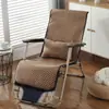 Almofada Universal para Cadeira Reclinável Verão Cadeira Mat de Resfriamento Assento Almofada de Encosto Integrado Escritório Verão Respirável Balanço Cadeira Fresca