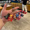 Novo Chaveiro dos Vingadores Desenho Animado Banhado a Galvanoplastia Pingente de Mochila Periférico de Anime Decoração de Bolsa Presente de Evento Atacado