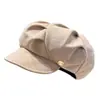 Gorro de Nube Plegado para Mujer 2023 Estilo Coreano Sombrero Octogonal Cara Grande Mostrar Cara Pequeña Moda Personalidad Nicho Boina