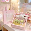 Colgante de Bolsa de la Fortuna Dorada con Peluche de Conejo de Orejas Largas, Lazo, Adorno de Vestido de Princesa, Regalo de San Valentín