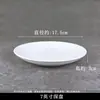 Platos llanos de cerámica blanca lisa, platos hondos, platos redondos para servir para uso doméstico y comercial, platos de hueso, platos para bistec, vajilla de estilo occidental, vajilla de cerámica