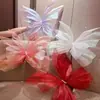 Flor de Mesoplástico Decoração de Casamento Feita à Mão 50cm Check-In Seda Floral Grande Adereços Borboleta ao Ar Livre Foto