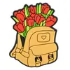 Vendas Diretas de Fábrica Série Dia dos Namorados Bolsa com Furo para Flores Acessórios Bolsa de Praia Bogg Bag Fivela Decorativa Acessórios de Flor para Sapato