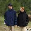 Chaqueta de concha dura a prueba de viento e impermeable para otoño e invierno 2026 para mujer, diseño tres en uno con forro polar, adecuada para senderismo y montañismo, también disponible para hombres