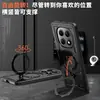 Estuches para Teléfono Móvil de Comercio Exterior al por Mayor Adecuados para Redmi Note 15, Estuche Protector Anti-Caídas Dos en Uno con Soporte Giratorio para Redmi 14C
