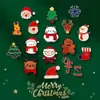 Broche de Reno de Santa Claus Navideño Insignia Metálica Linda Japonesa Pin Botón de Ropa de Dibujos Animados Accesorios Adorno de Regalo