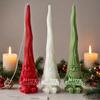 Jiahuimei Molde de Silicona para Vela Aromática de Papá Noel DIY Navidad Velas de Palo Largo Decoración Adornos
