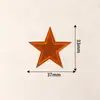 Parche Bordado de Estrella de Cinco Puntas con Lentejuelas de Colores Parche Bordado de Lentejuelas Autoadhesivo Accesorios de Ropa DIY Venta al por Mayor