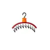 Colgador multi-clip con forma de caqui para ropa de bebé, tendedero y organizador para ropa interior y calcetines de uso doméstico