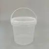 Tampa de Balde de Pipoca de 2L de Grau Alimentício, Tampa Redonda de Pressão Universal, Tampa de Vedação de Plástico Espessado, Tampa de Embalagem para Viagem