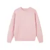 Suéter Jianheng Otoño e Invierno para Hombre Cuello Redondo Ajustado Tejido de Punto Trenzado Color Sólido Simple Casual Transfronterizo Camiseta Base de Punto Personalizable